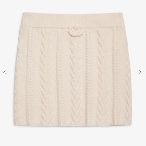 For love and lemons Martina Knit Mini Skirt